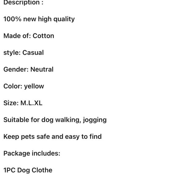 New XL gold dog sweatshirt for fall and winter - Picture 7 of 7